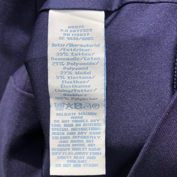 Boden Navy Dress 4 Peter Pan Collar Small The Strand Mini Navy Blue Pink - Picture 7 of 7